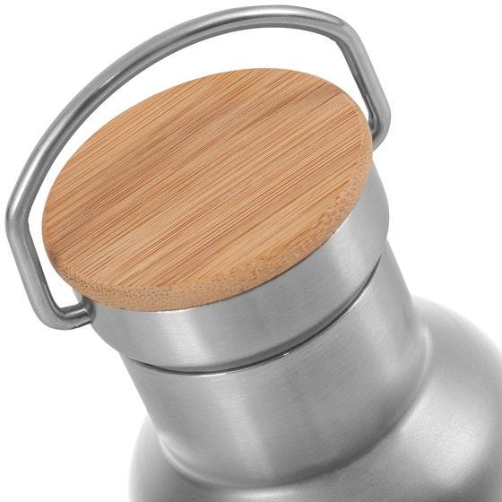 Highlander Campingflasche 500 ml - Silber
