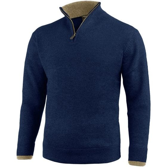 Jack Pyke Ashcombe Pullover mit Reißverschluss Navy