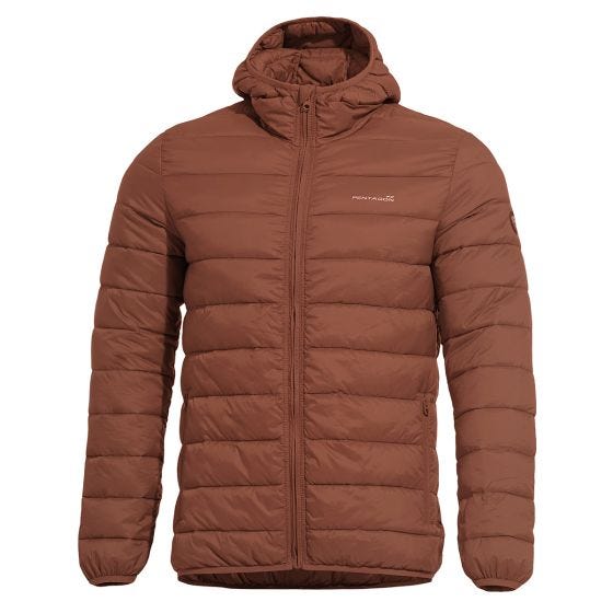 Pentagon Aurora Puffer Jacket Maroon Rot