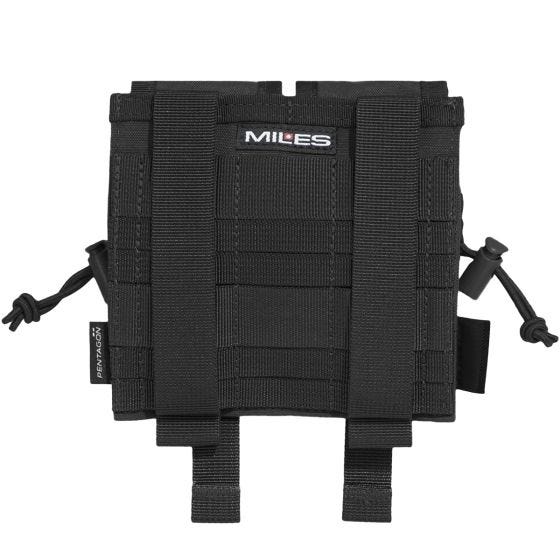 Pentagon Double Multi Tasche - Schwarz