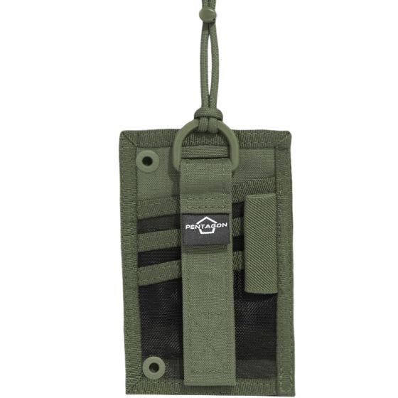 Pentagon ID Card Holder Brieftasche - Olivgrün