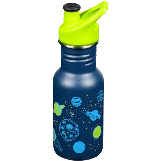 Klean Kanteen Classic 355 ml Trinkflasche mit Sport Cap - Planets