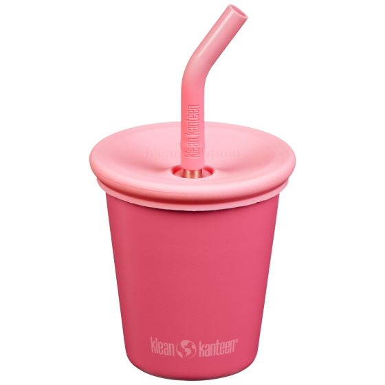Klean Kanteen Kids 295ml w/Straw Lid Becher - Rouge Red