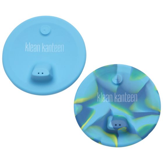 Klean Kanteen Kid's Cup Sippy Lid 2-Pack - Blau/Blau Tie Dye