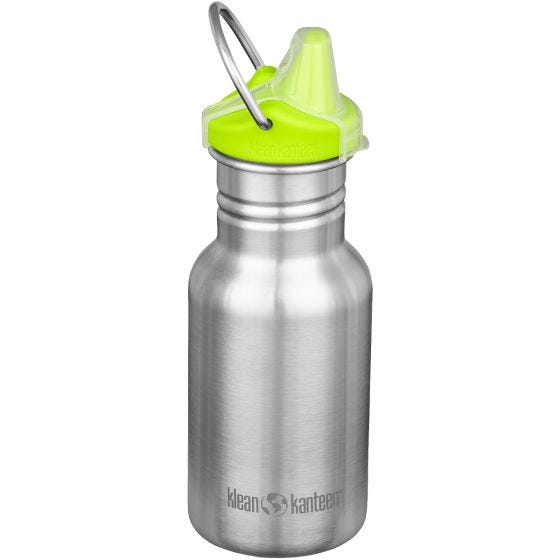 Kid Kanteen 355 ml Trinkflasche mit Sippy Cap - Brushed Stainless