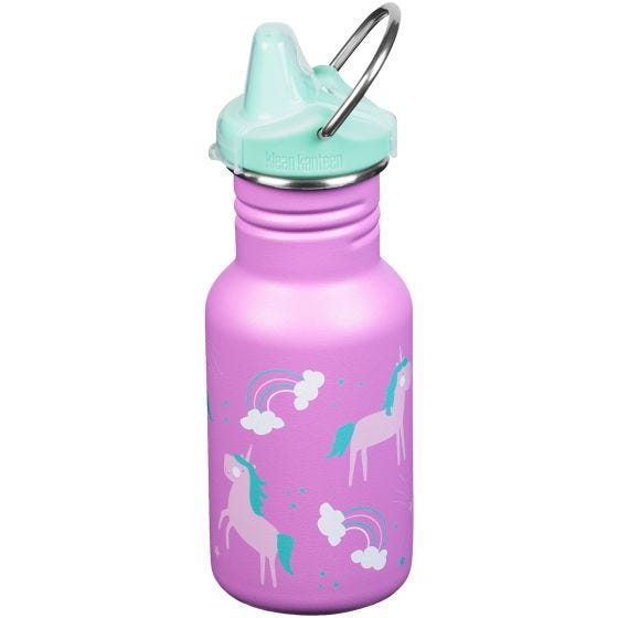 Kid Kanteen 355 ml Trinkflasche mit Sippy Cap - Unicorns