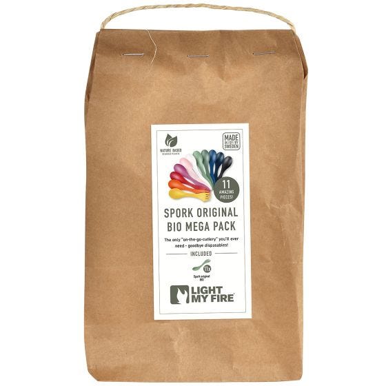 Light My Fire Mega Pack Göffel Original Bio - Multi Colour