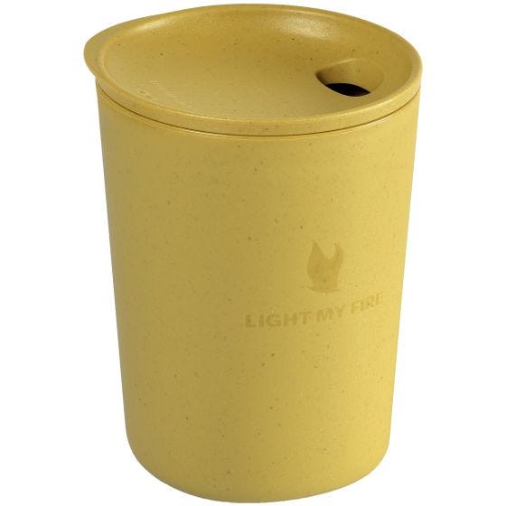 Light My Fire MyCup´n Lid Original Bio Becher - Musty Yellow