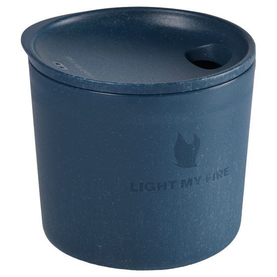Light My Fire MyCup´n Lid Short Bio Becher - Hazy Blue