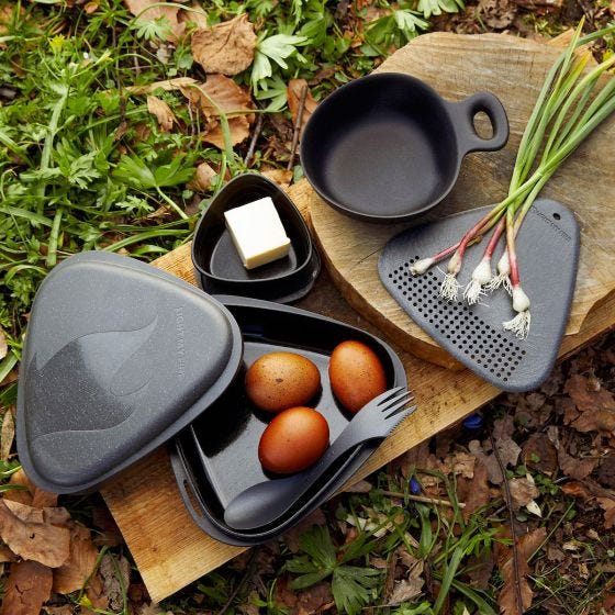 Light My Fire Outdoor MealKit 8pcs Set - Rusty Orange