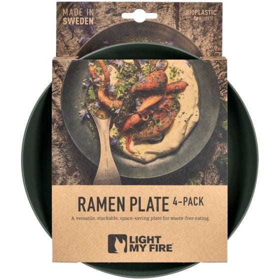 Light My Fire Ramen Teller 4 Pack - Sage Green