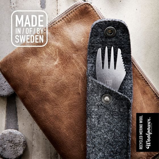 Light My Fire Titanium Spork - Grau