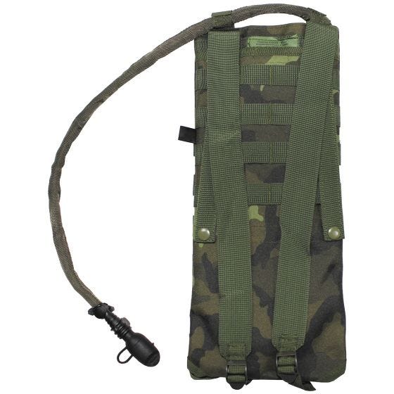 MFH Trinkblase und Tasche mit MOLLE-Befestigungssystem Czech Woodland