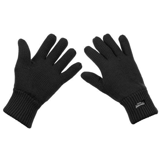 MFH Knitted 3M Thinsulate Handschuhe - Schwarz