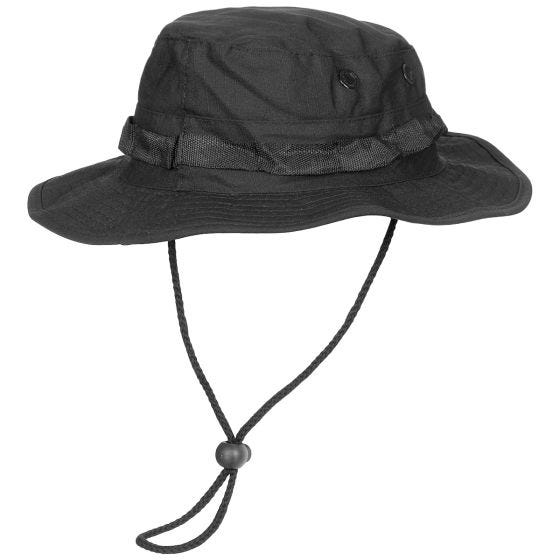 MFH GI Buschhut aus Ripstop Schwarz
