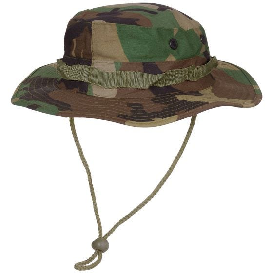 MFH GI Buschhut aus Ripstop Woodland