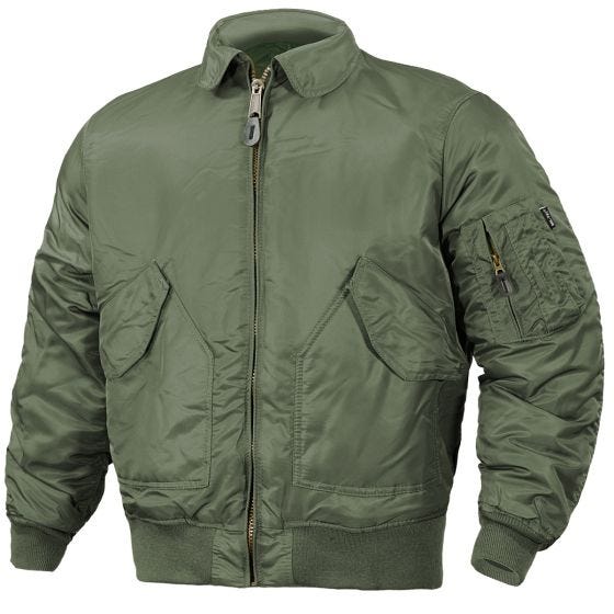 Mil-Tec US CWU Basic Fliegerjacke Oliv
