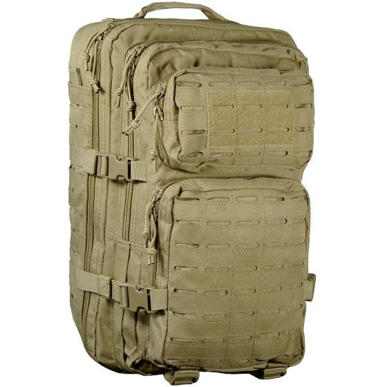 Mil-Tec US Assault Pack Laser Cut Large Einsatzrucksack Coyote