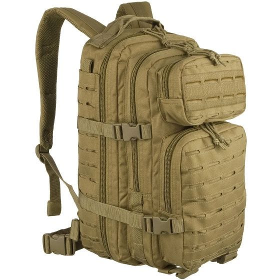 Mil-Tec US Assault Pack Laser Cut Small Einsatzrucksack Coyote