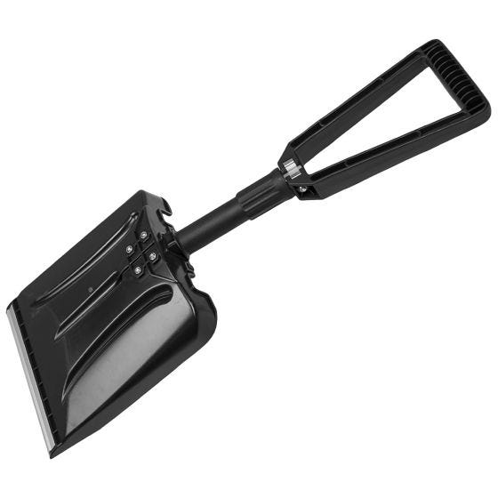 Mil-Tec ABS Faltbare Schneeschaufel - Schwarz