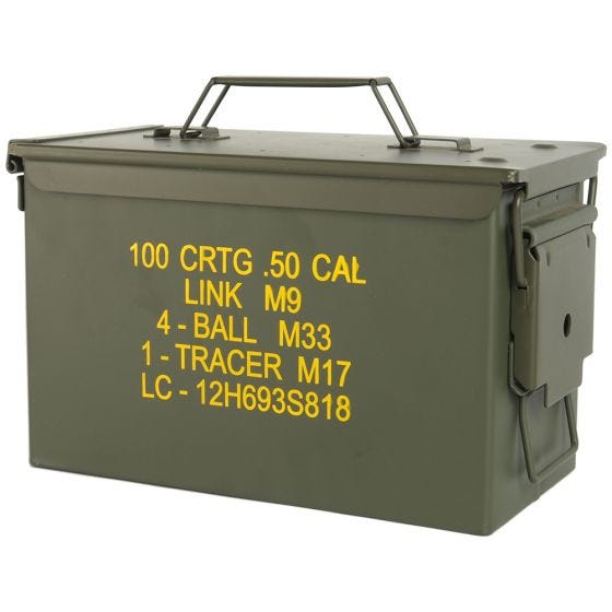 Mil-Tec US Ammo Box M2A1 Cal,50 Munitionskiste Oliv