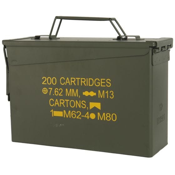 Mil-Tec US Ammo Box M19A1 Cal,30 Munitionskiste Oliv
