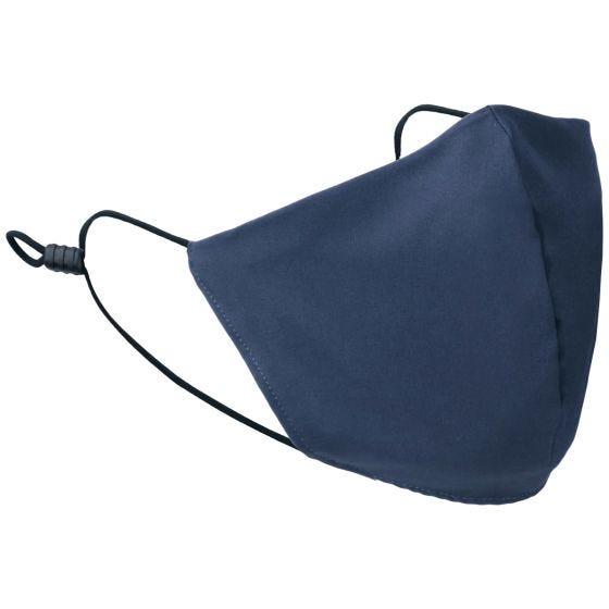 Mil-Tec Mouth/Nose Cover Wide Shape Ripstop Dunkelblau