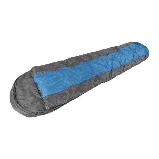 Mil-Tec Mummy Sleeping Bag With Hood 'Happy People' Blau 230/80/55