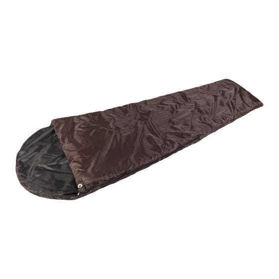 Mil-Tec Mummy Sleeping Bag With Hood 'Happy People' Braun 230/80/52