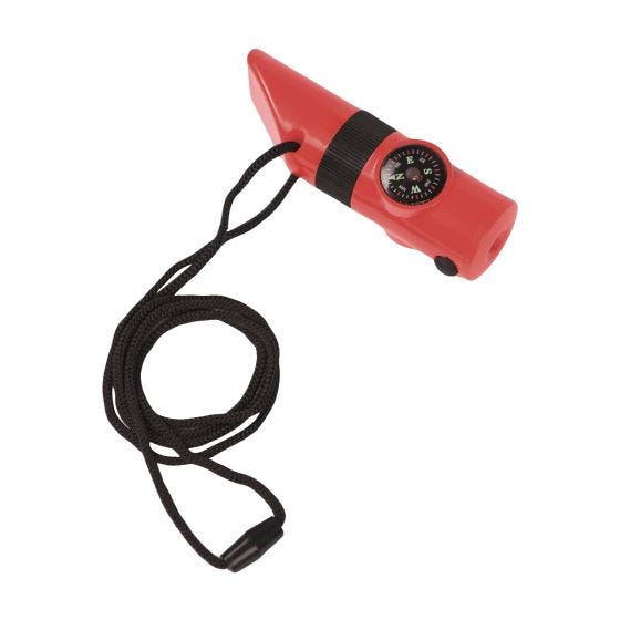 Mil-Tec Signaling Whistle 6IN1 Rot