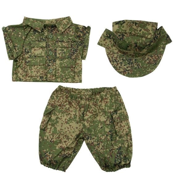 Mil-Tec Teddybär-Uniform Digital Flora Groß