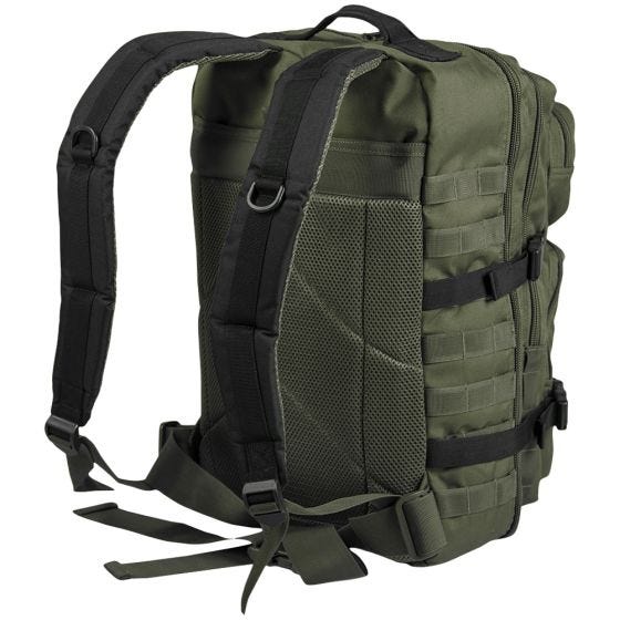 Mil-Tec US Assault Pack Einsatzrucksack Groß Ranger Green/Schwarz