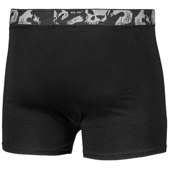 Mil-Tec Skull Boxershorts 2er-Pack - Schwarz