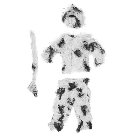 Mil-Tec Anti-Fire Basic Ghillie-Anzug - Snow