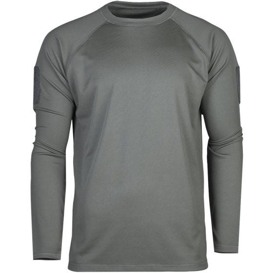 Mil-Tec Taktisches Langarm-Shirt schnelltrocknend Urban Grey