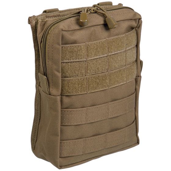 Mil-Tec Große MOLLE-Tasche für Gürtel Dark Coyote