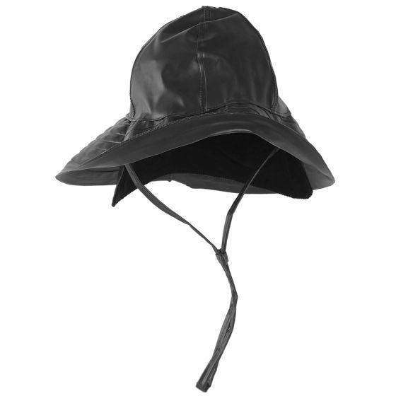 Mil-Tec Südwester-Regenhut Schwarz