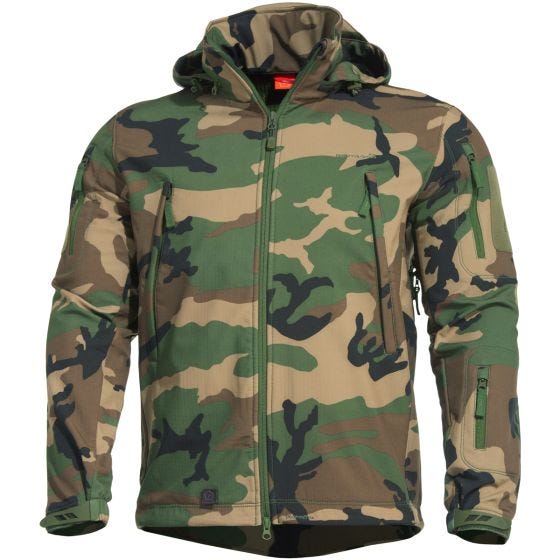 Pentagon Artaxes Softshelljacke Woodland
