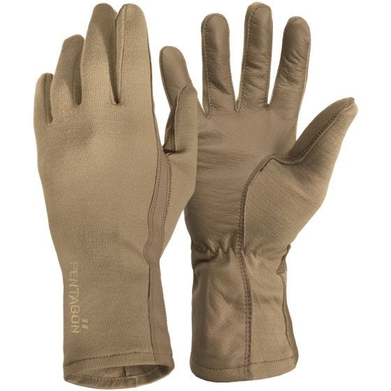 Pentagon Pilotenhandschuhe lang Coyote