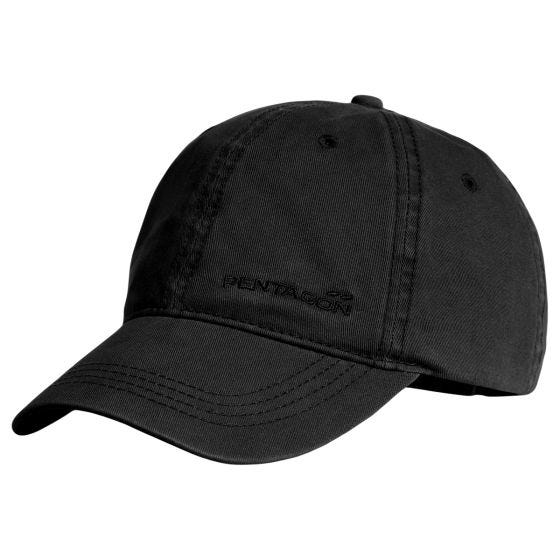 Pentagon Mike Baseballkappe Twill - Schwarz