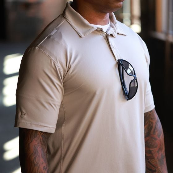 Propper EdgeTec Kurzarm-Polo - Heather Grey