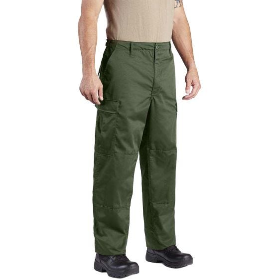 Propper BDU Hose mit Knopfverschluss aus Baumwoll-Polyester-Twill Oliv