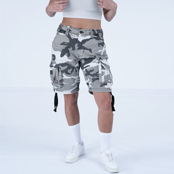 Surplus Airborne Vintage Shorts Damen - Verwaschenes Urban
