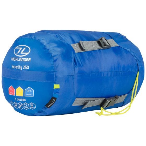 Highlander Serenity 250 Mumienschlafsack - Blau
