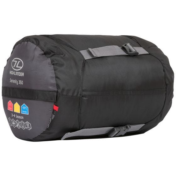 Highlander Serenity 350 Mumienschlafsack - Holzkohle