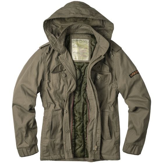 Surplus Airborne Jacke Olivgrün