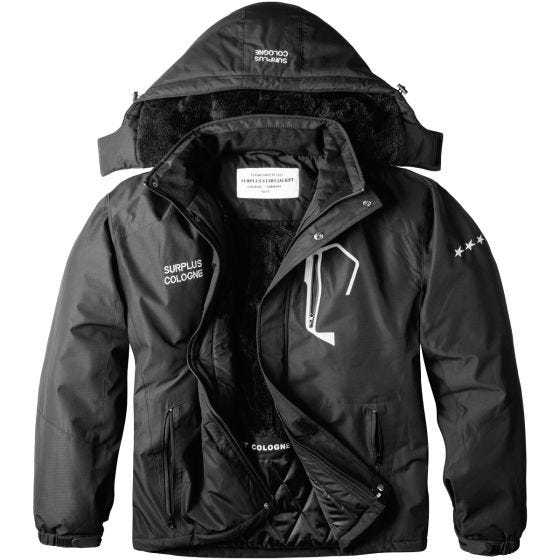 Surplus Stars Jacke Schwarz