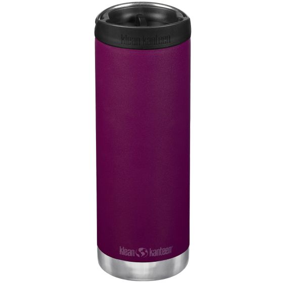 Klean Kanteen TKWide 592 ml Isolierte Trinkflasche mit Café Cap - Purple Potion