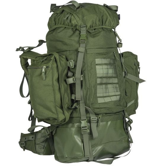 Teesar 100L Rucksack Oliv