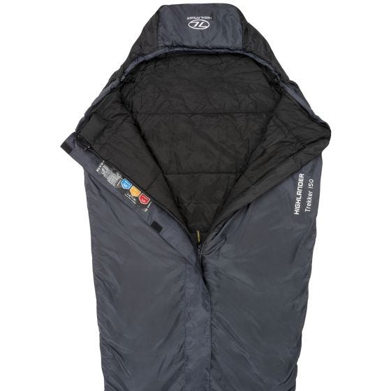 Highlander Trekker 150 Mumienschlafsack - Holzkohle